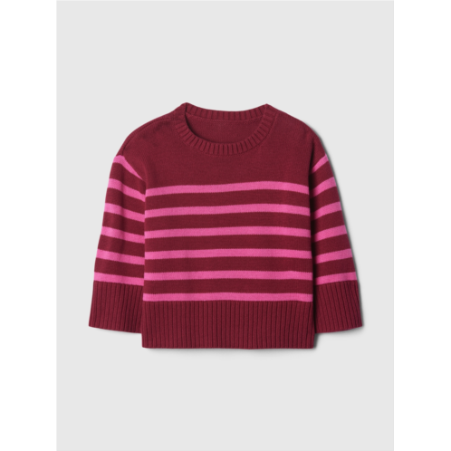 babyGap 24/7 Split-Hem Crewneck Sweater