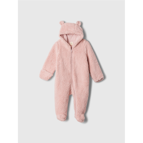 Gap Baby Sherpa Hoodie One-Piece