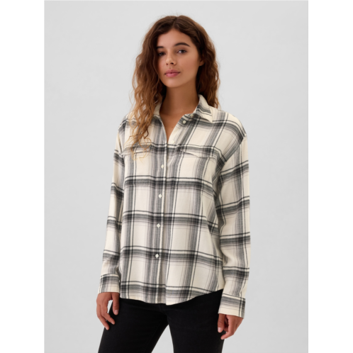 Gap Plaid Flannel Big Shirt