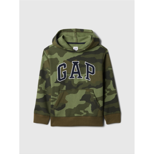 Kids Camo Gap Logo Pullover Hoodie