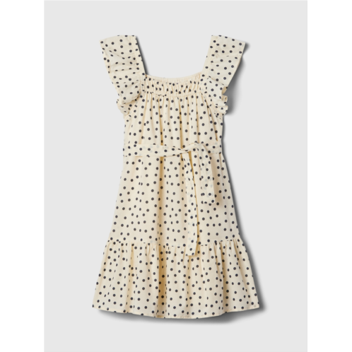 Gap Kids Squareneck Flutter Sleeve Dress