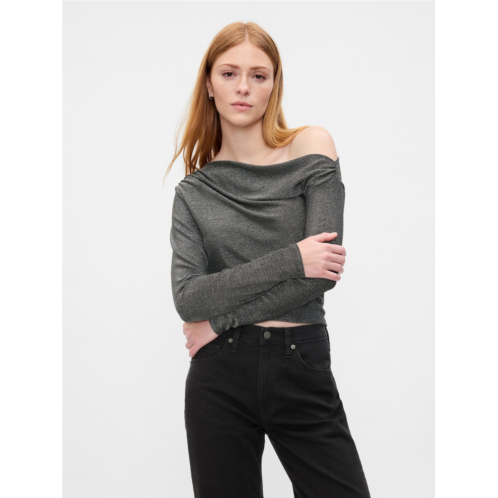 Gap Shine One-Shoulder Top