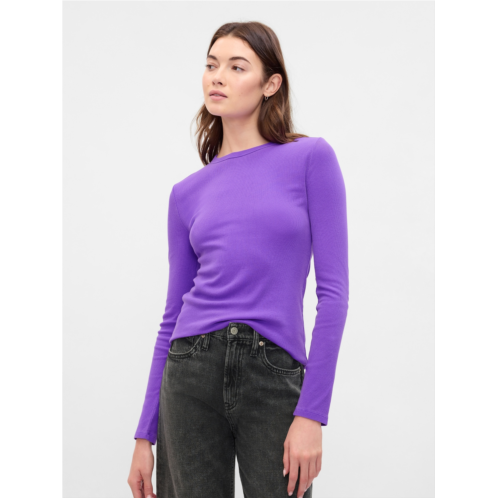 Gap Ribbed Crewneck T-Shirt