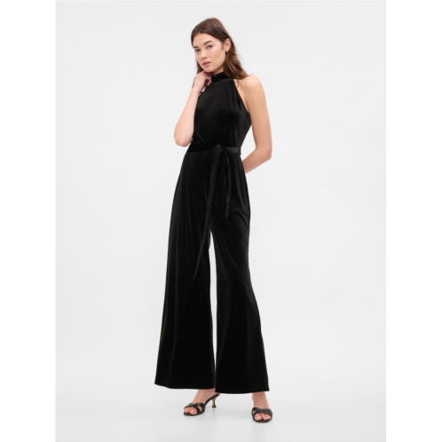 Gap Recycled Velvet Wide-Leg Jumpsuit