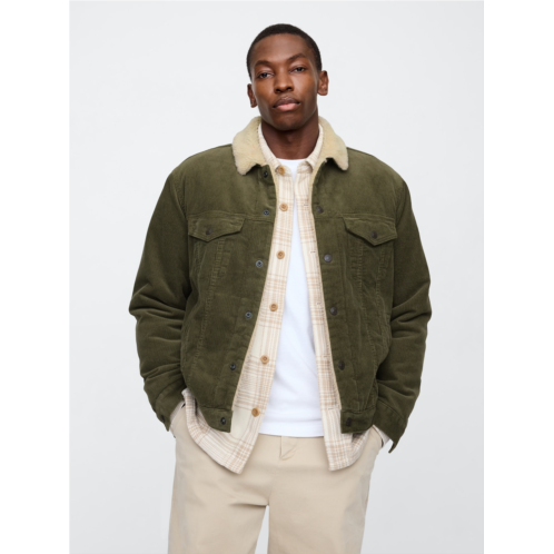 Gap Sherpa-Lined Icon Corduroy Jacket