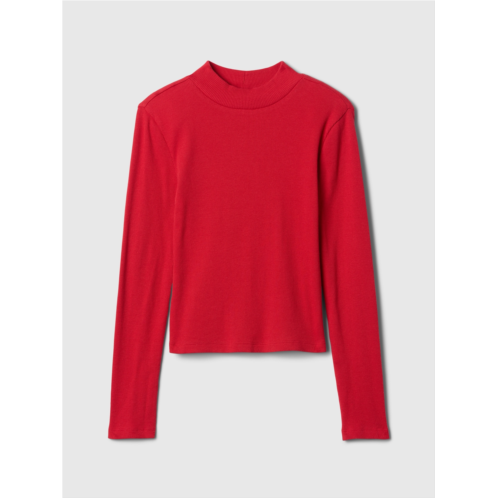 Gap Kids Ribbed Mockneck T-Shirt