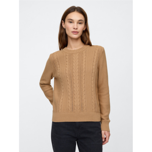 Gap Cable-Knit Crewneck Sweater