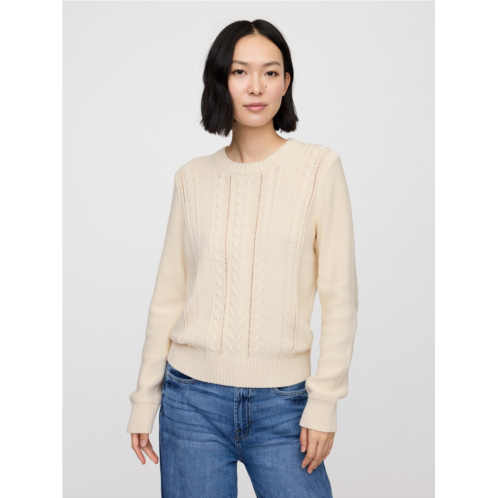 Gap Cable-Knit Crewneck Sweater