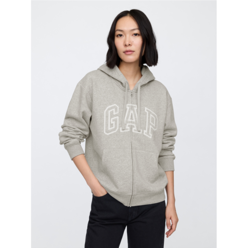 Relaxed Gap Logo Zip Hoodie