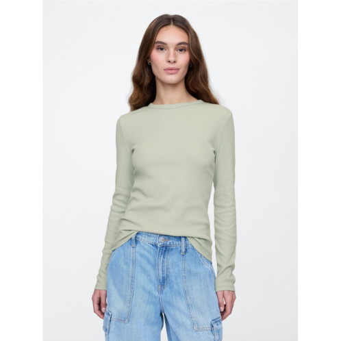 Gap Ribbed Crewneck T-Shirt