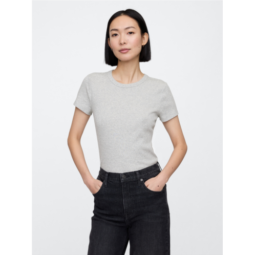 Gap Ribbed Crewneck T-Shirt