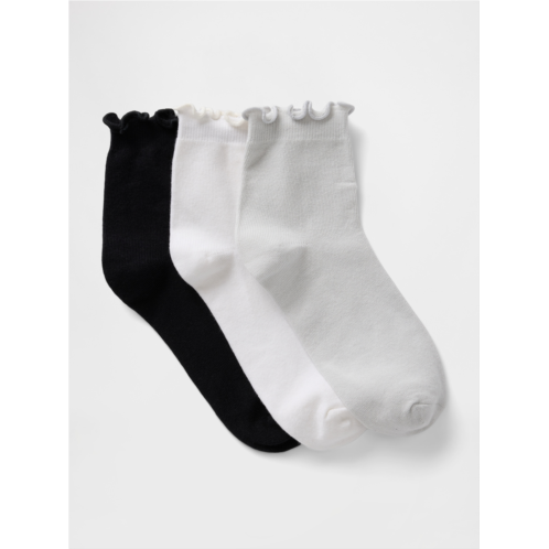 Gap Quarter Crew Socks (3-Pack)