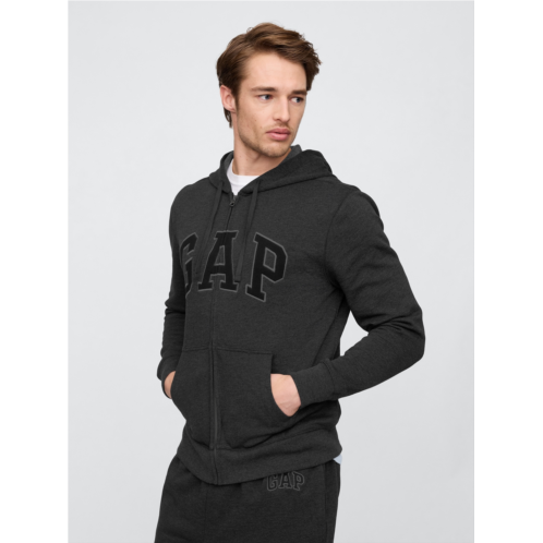 Relaxed Gap Logo Zip Hoodie