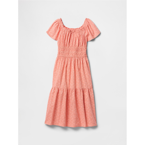 Gap Kids Smocked Midi Dress