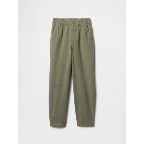 Gap Kids Relaxed Linen-Blend Pants