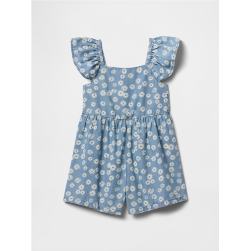 babyGap Print Flutter Romper