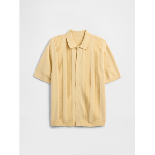Gap Kids Textured Sweater Shirt