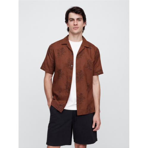 Gap Linen-Blend Vacay Shirt in Standard Fit
