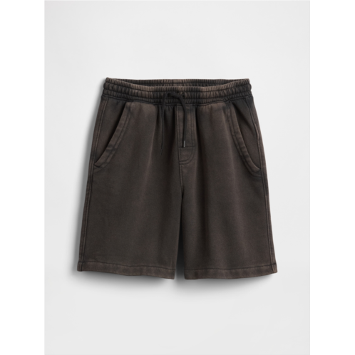 Gap Kids Washed-Fleece Pull-On Shorts