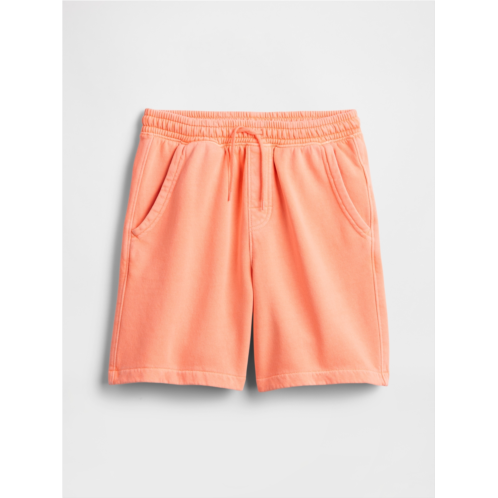 Gap Kids Washed-Fleece Pull-On Shorts