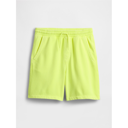 Gap Kids Washed-Fleece Pull-On Shorts