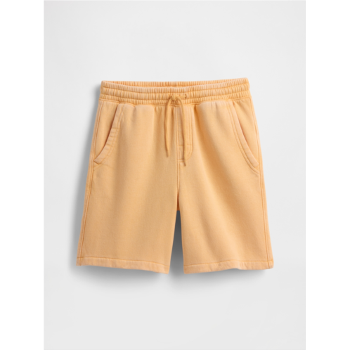 Gap Kids Washed-Fleece Pull-On Shorts