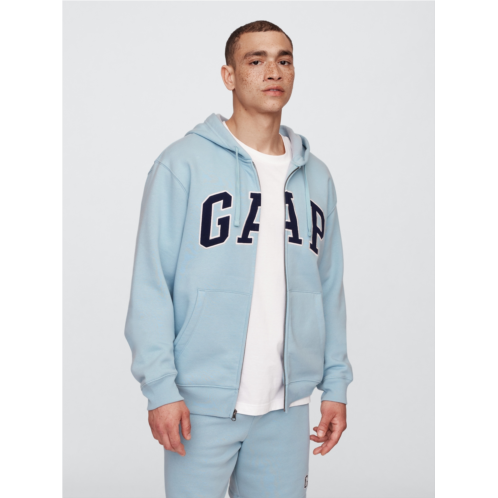 Relaxed Gap Logo Zip Hoodie