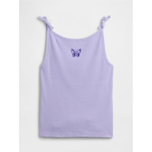 Gap Kids Ribbed Bow-Tie Tank Top