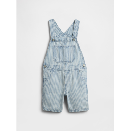 Gap Toddler Stripe Denim Shortalls