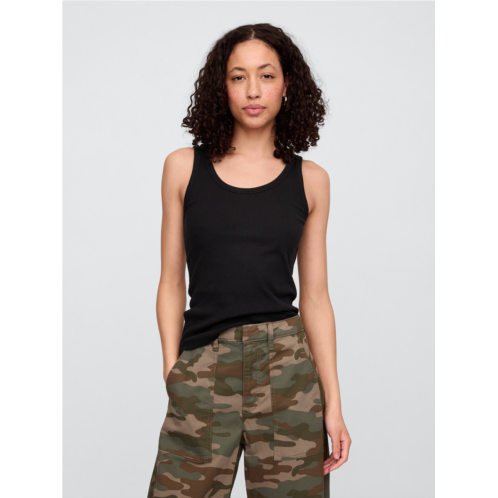 Gap Ribbed Scoopneck Tank Top