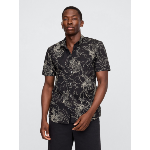 Gap Stretch Poplin Shirt in Standard Fit