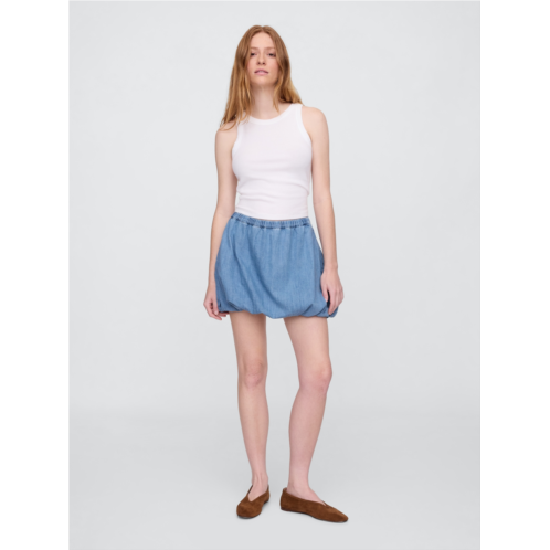 Gap Denim Bubble Mini Skirt