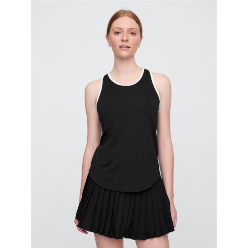 GapFit Brushed Jersey Ringer Tank Top