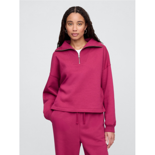 Gap Oversized Quarter-Zip Sweatshirt