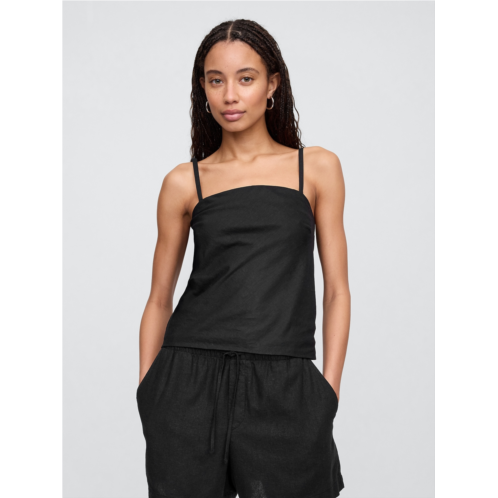 Gap Linen-Blend Squareneck Top