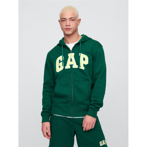 Relaxed Gap Logo Zip Hoodie