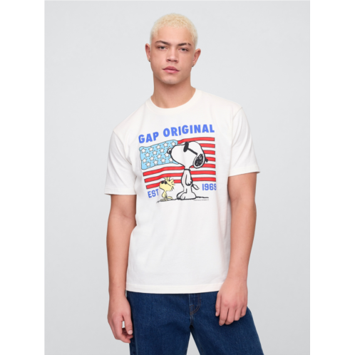 Gap Everyday Soft Peanuts Relaxed Graphic T-Shirt