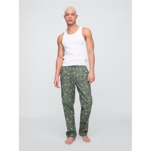 Gap Relaxed Poplin PJ Pants