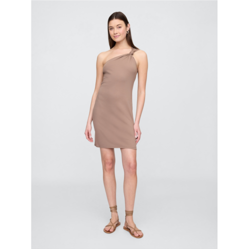 Gap Ribbed One-Shoulder Mini Dress