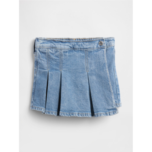 babyGap Pull-On Pleated Denim Skort