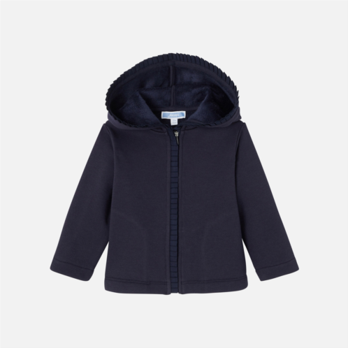 Jacadi Baby girl zip-up sweatshirt