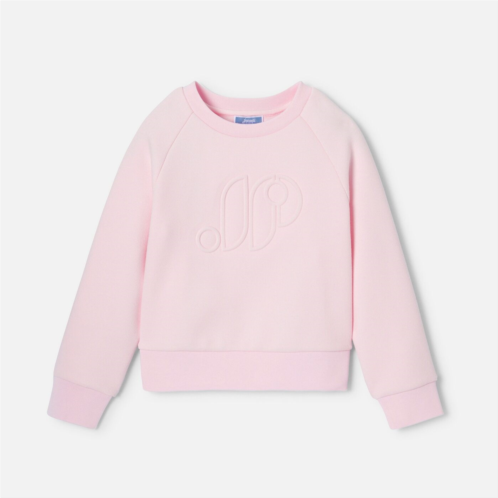 Jacadi Girl cotton pique sweatshirt