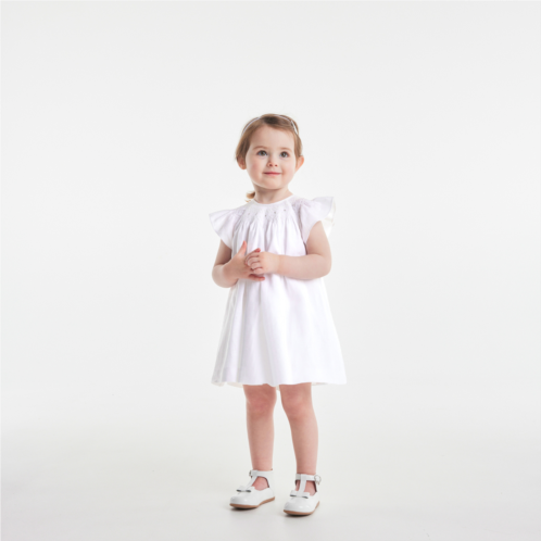 Jacadi Baby girl linen ceremony dress