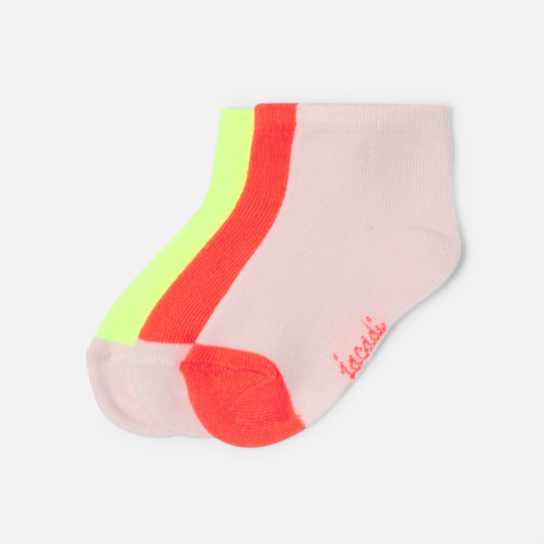 Jacadi Baby girl set of 3 pairs of socks