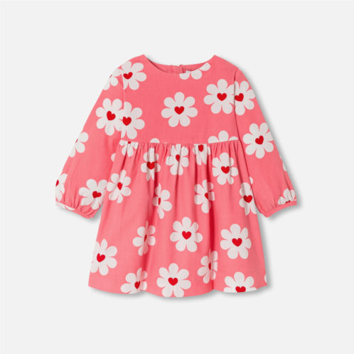 Jacadi Baby girl dress in milleraies velvet