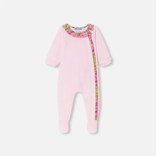 Jacadi Baby girl velvet pajamas