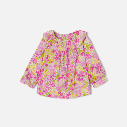 Jacadi Baby girl blouse in Liberty fabric