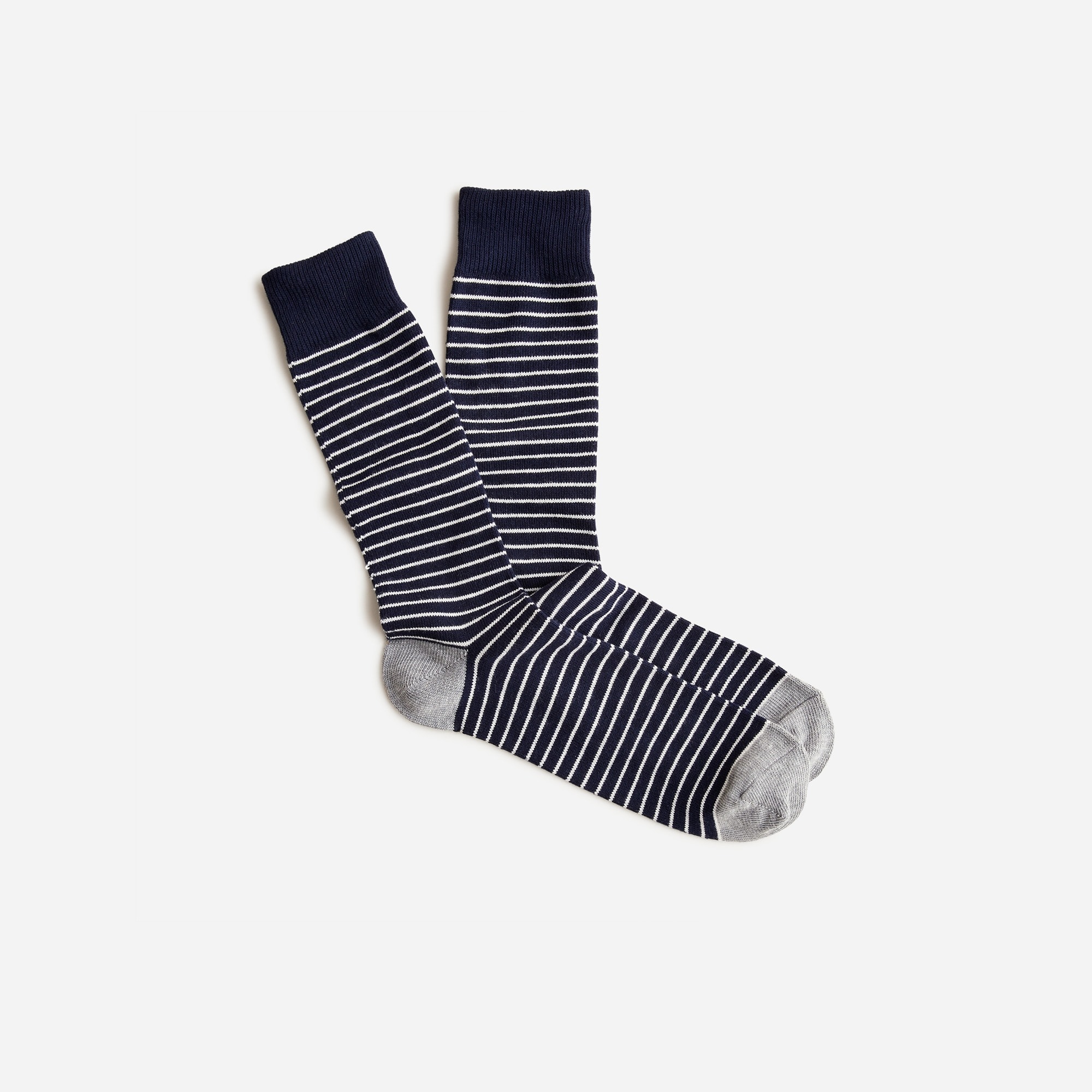 Jcrew Tipped microstriped socks