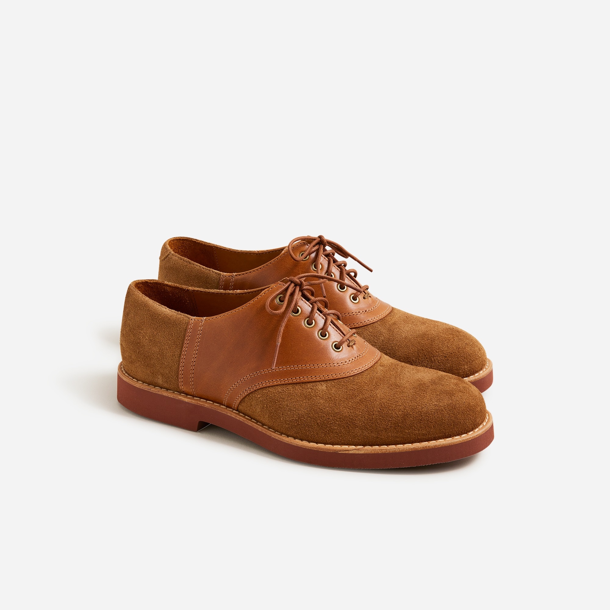 Jcrew Saddle shoes in leather and English suede