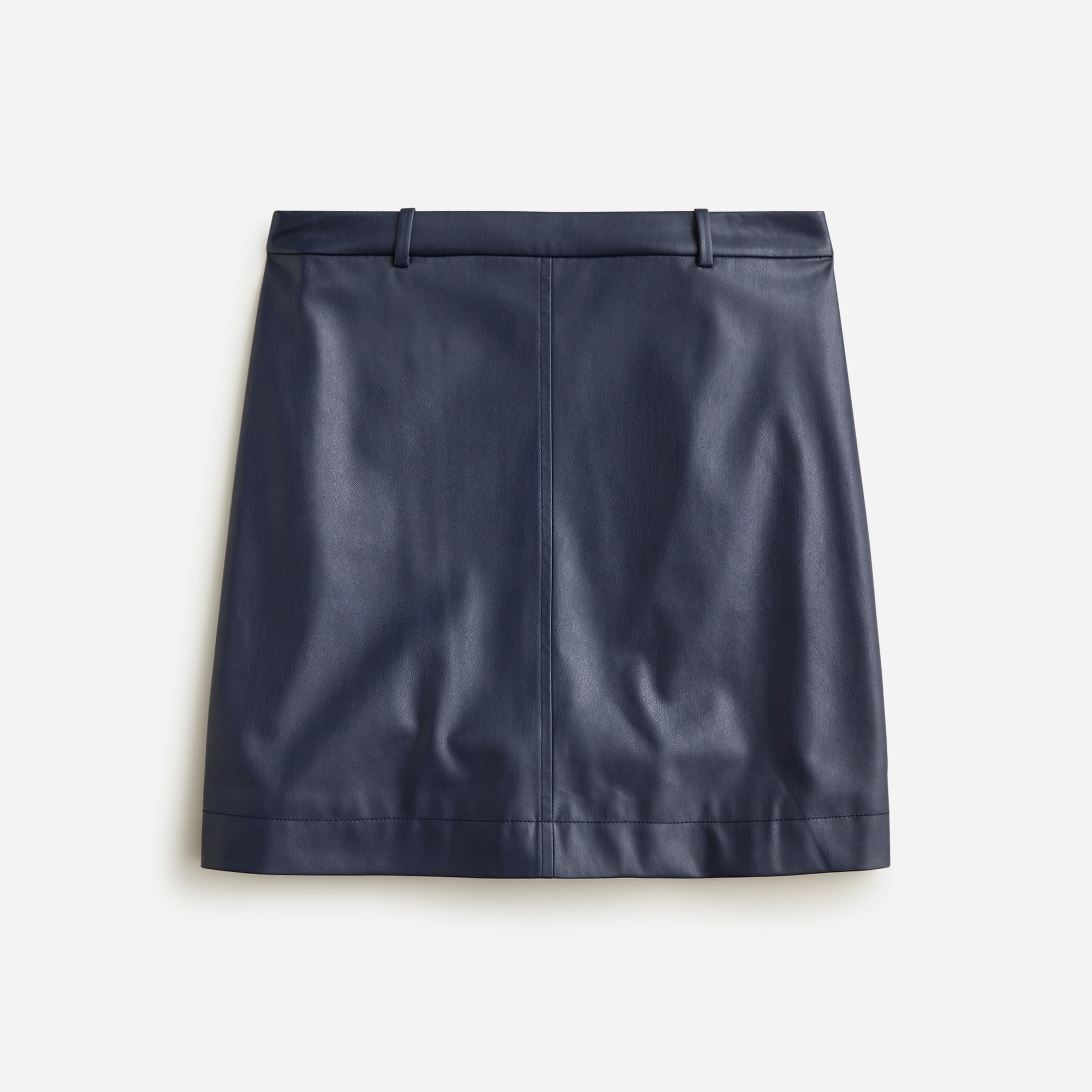 Jcrew Trouser mini skirt in faux leather
